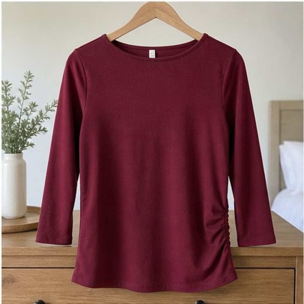 Blue Button Blouse